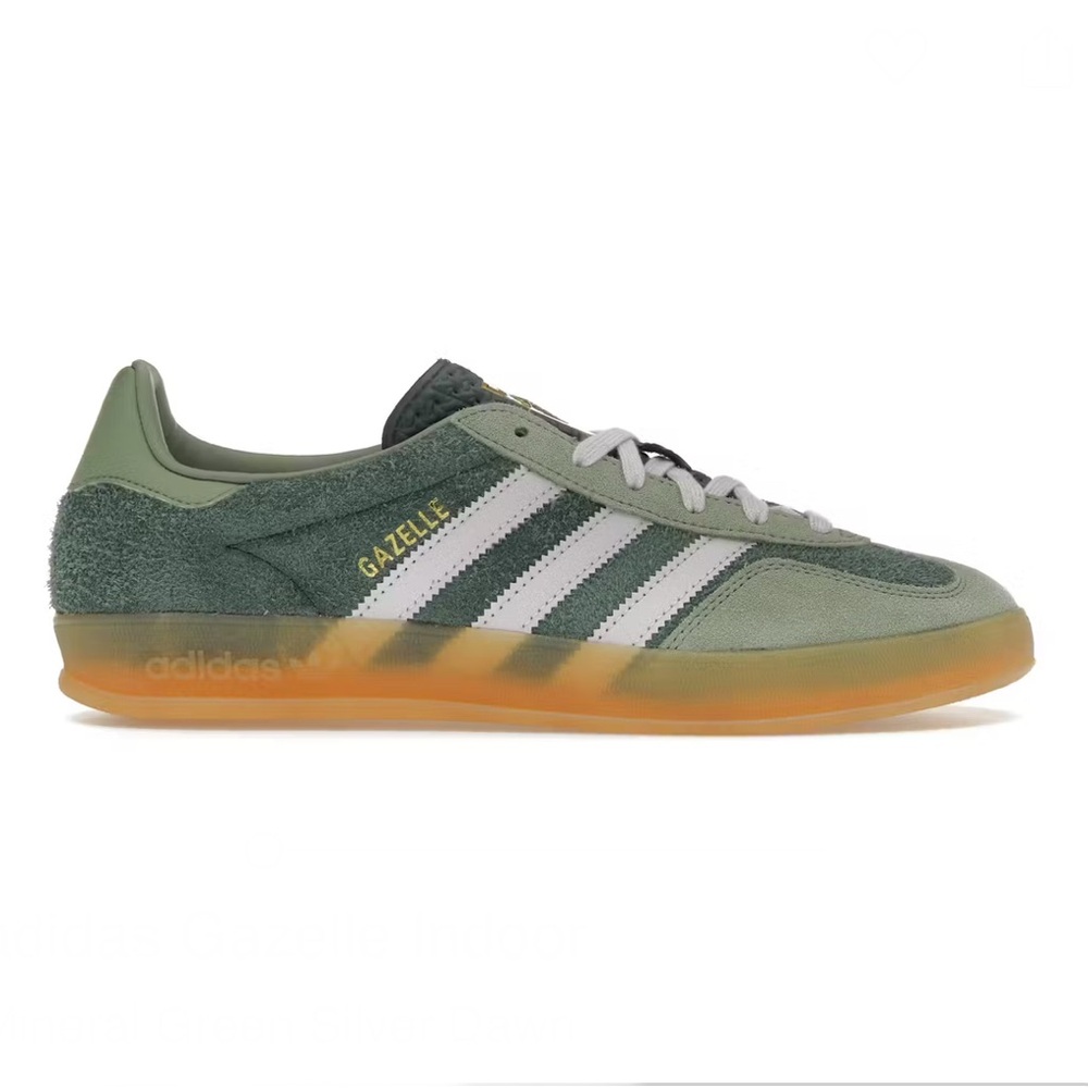 NEW Adidas Gazelle: Olive Green and Lilac Sneakers